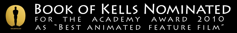 Secret of Kells nominated for the Academey Awards in the category of Best Animated Feature Film 2012